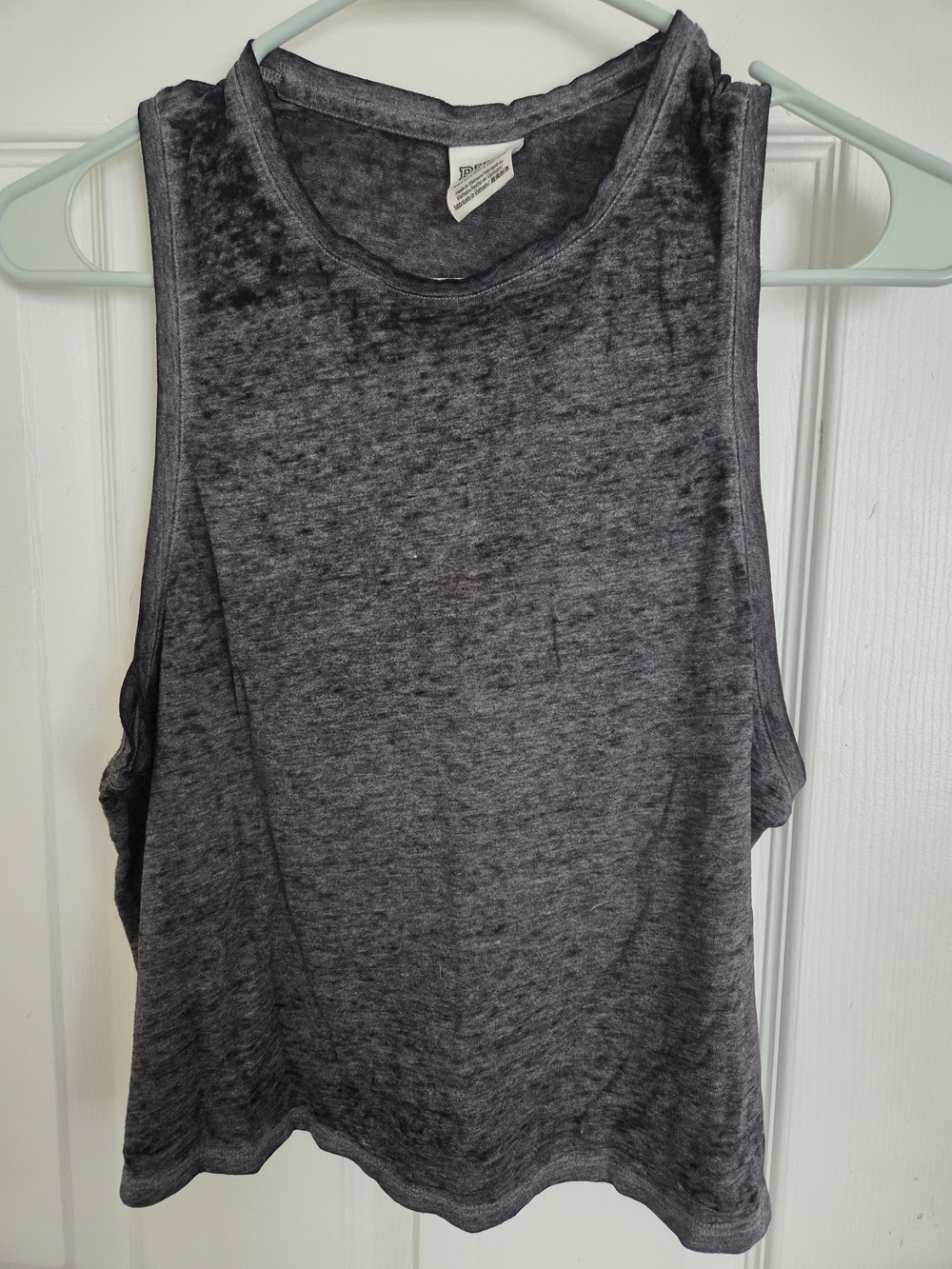 PINK Victoria's Secret Charcoal Gray Muscle Tee